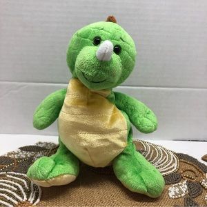 Webkinz Green Dinosaur Plush Brontosaurus 9” *Key Lime Dino* HM185 Ganz. B